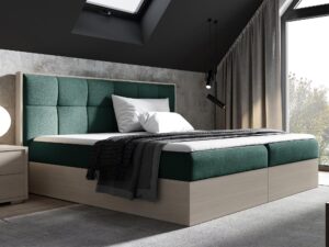 miniaturka Wygodne Łóżko STRADO Sypialniane z Funkcją Przechowywania