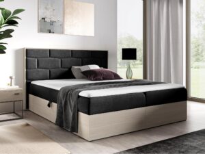 miniaturka Drewniane Łóżko CORSO Kontynentalna Prostota