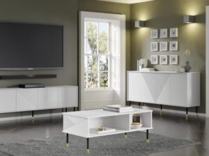 miniaturka Komoda Cora z Pozłacanymi Nóżkami Przestronna