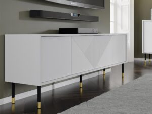 miniaturka Szafka RTV Cora 180 cm z Ozdobnymi Frontami