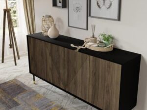 miniaturka Komoda Cora z Pozłacanymi Nóżkami Przestronna