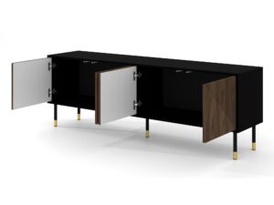 miniaturka Szafka RTV Cora 180 cm z Ozdobnymi Frontami