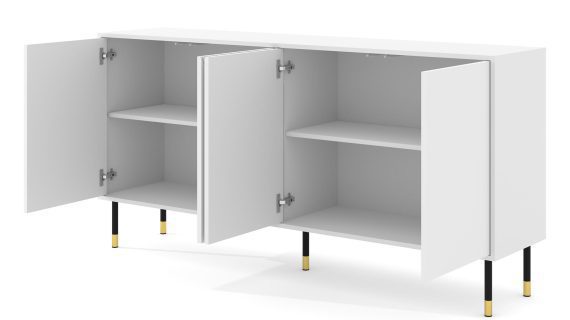 miniaturka Komoda Cora z Pozłacanymi Nóżkami Przestronna