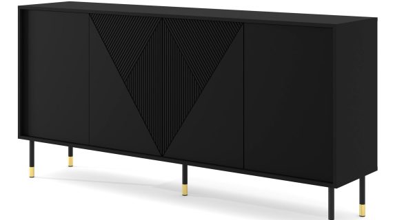 miniaturka Komoda Cora z Pozłacanymi Nóżkami Przestronna
