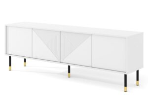 Szafka RTV Cora 180 cm z Ozdobnymi Frontami