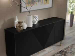 miniaturka Komoda Cora z Pozłacanymi Nóżkami Przestronna