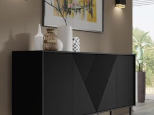 miniaturka Komoda Cora z Pozłacanymi Nóżkami Przestronna