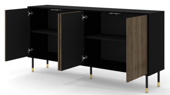 miniaturka Komoda Cora z Pozłacanymi Nóżkami Przestronna