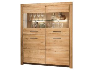 Kredens Solis I Elegancja i Styl Naturalnego Dębu do Jadalni