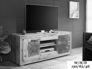 miniaturka Dębowa Szafka pod Telewizor Lux Nowoczesny Design