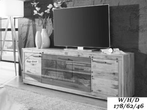 miniaturka Szafka RTV Lux Dąb dla Współczesnych Wnętrz