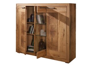 miniaturka Masywny Kredens Lux Trwałość i Styl w Dębie