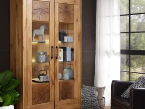 miniaturka Podwójna Witryna Lux Efektowna z Litego Dębu