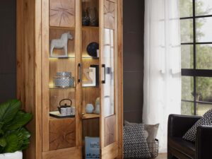 miniaturka Podwójna Witryna Lux Efektowna z Litego Dębu