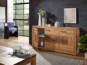 miniaturka Duża Komoda Lux Funkcjonalna Przestrzeń z Dębu