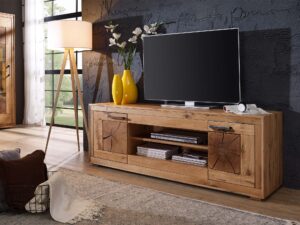 miniaturka Szeroka Szafka RTV Lux Elegancja i Przestrzeń