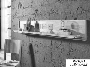 miniaturka Półka Wisząca Lux III Lity Dąb do Dekoracji