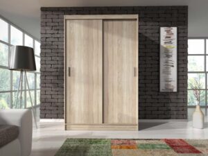 miniaturka Szafa SIMENA 130cm Opcje Biały Sonoma Grafit