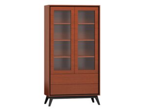 Witryna Vintage Szeroka Kasztan Boston BS11