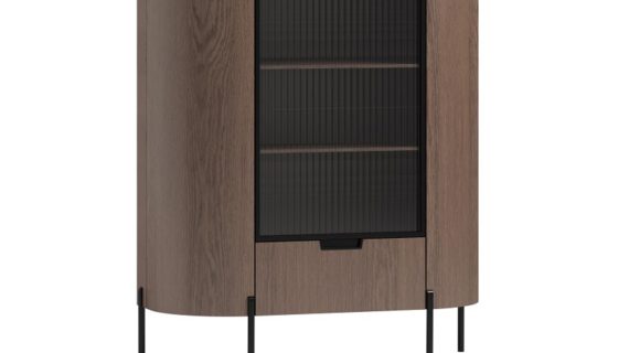 Witryna Zaokrąglona Stylowa Mons MN07