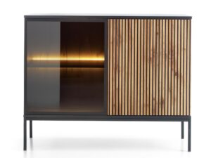 Komoda Spokój z LED Dąb Wotan