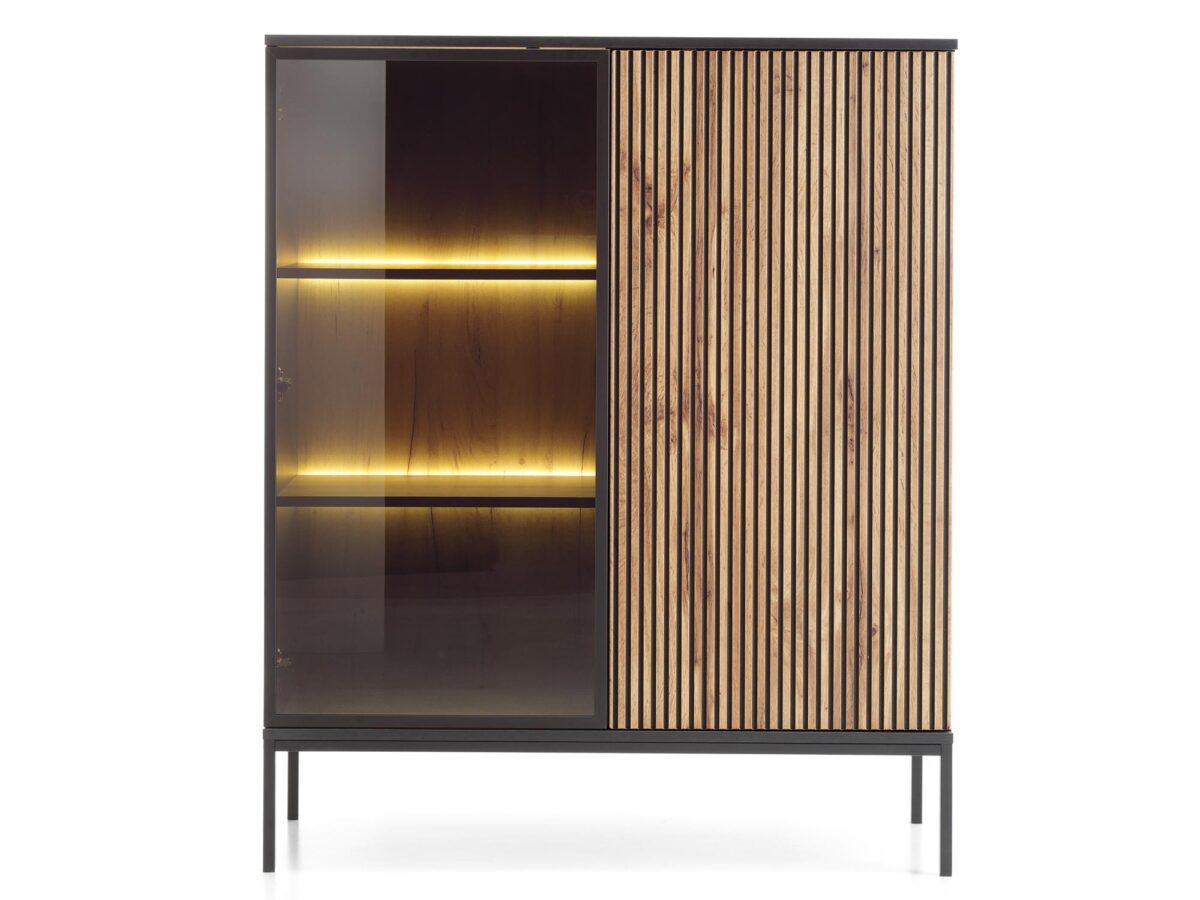 Witryna Spokój Luksusowa z Czarnymi Detalami