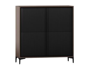 Wysoka Komoda z Ryflowaniem Linea LN08