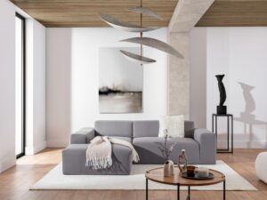 miniaturka Narożnik Minimalistyczny Do Salonu Arancia Mini