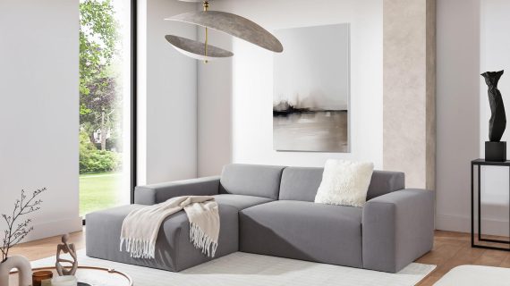 miniaturka Narożnik Minimalistyczny Do Salonu Arancia Mini