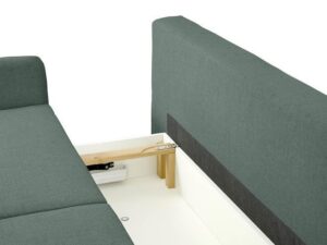 miniaturka Nowoczesna Kanapa Velluto z Ozdobnymi Nóżkami