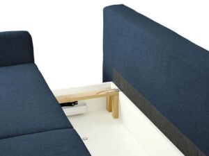 miniaturka Nowoczesna Kanapa Velluto z Ozdobnymi Nóżkami