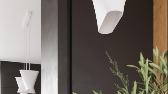 Żyrandol Futurystyczny Biały WILLO 1 - obrazek 11