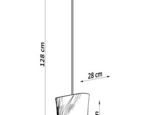 miniaturka Żyrandol Futurystyczny Biały WILLO 1
