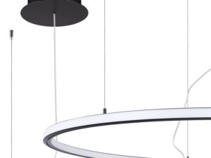 miniaturka Żyrandol LED Elegancki Czarny Stellar 90