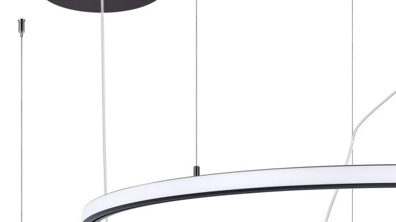 Żyrandol LED Designer Czarny Stellar 120 - obrazek 2