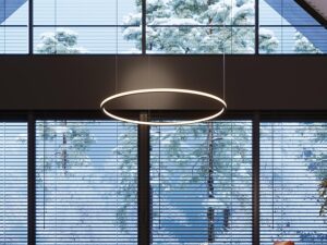 miniaturka Żyrandol LED Elegancki Czarny Stellar 90