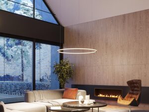 miniaturka Żyrandol LED Elegancki Czarny Stellar 90