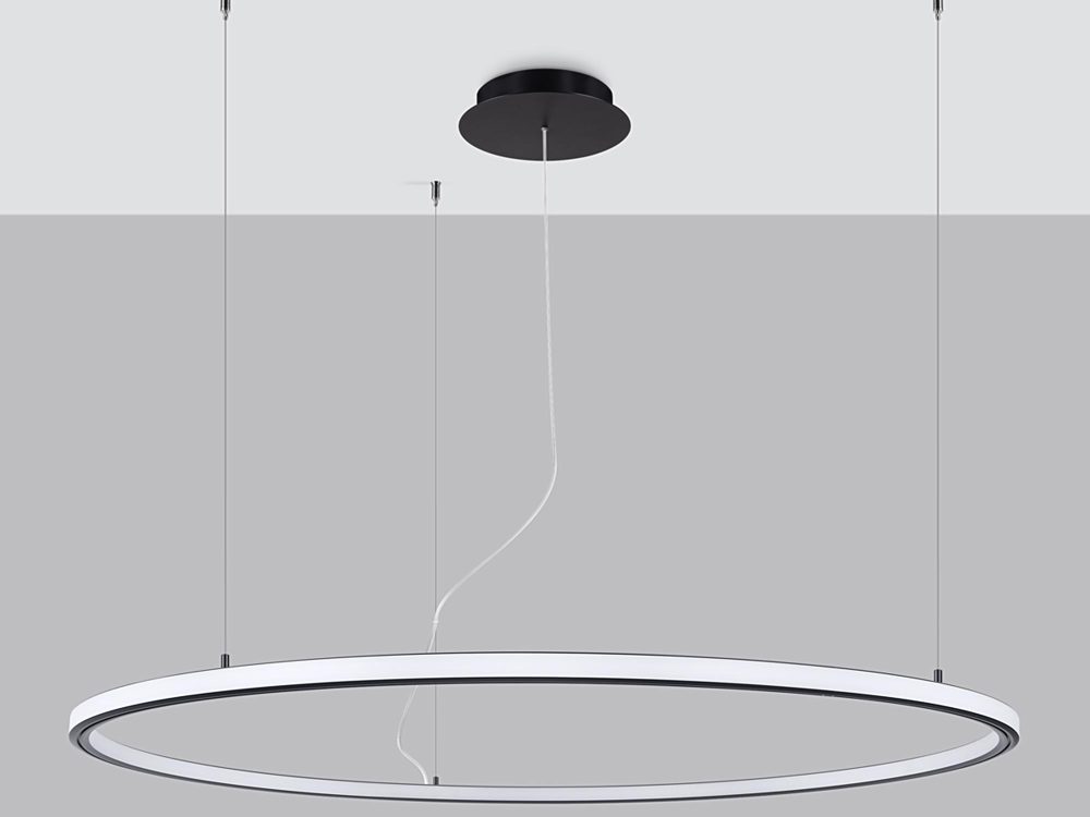 Żyrandol LED Designer Czarny Stellar 120 - obrazek 3