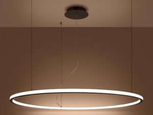 miniaturka Żyrandol LED Elegancki Czarny Stellar 90