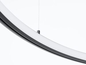 miniaturka Żyrandol LED Elegancki Czarny Stellar 90