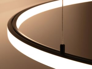 miniaturka Żyrandol LED Elegancki Czarny Stellar 90