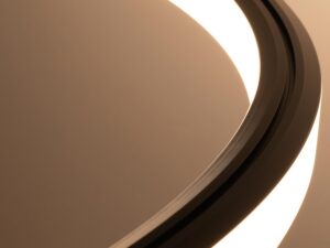 miniaturka Żyrandol LED Elegancki Czarny Stellar 90