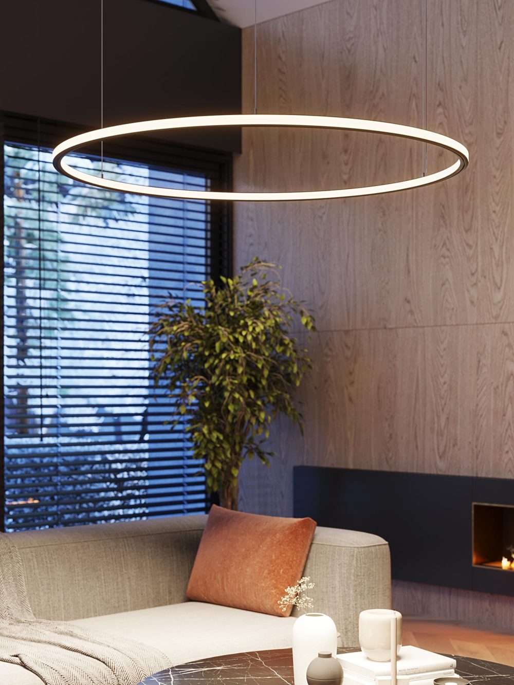 Żyrandol LED Designer Czarny Stellar 120 - obrazek 9