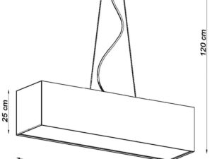 miniaturka Żyrandol Styl Nowoczesny 5 Żarówek STONE 120