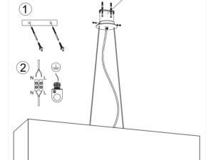 miniaturka Żyrandol Styl Nowoczesny 5 Żarówek STONE 120
