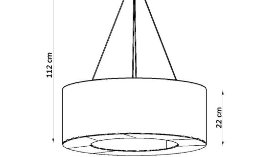 miniaturka Żyrandol Styl Nowoczesny 8 Żarówek SPARK 90