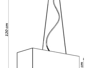 miniaturka Żyrandol Styl Tradycyjny 3 Żarówki STONE BIS 80