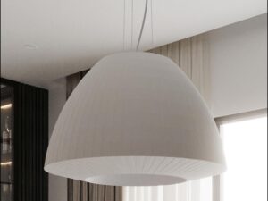 miniaturka Żyrandol Tradycyjny Tkanina Szkło RAYO 60