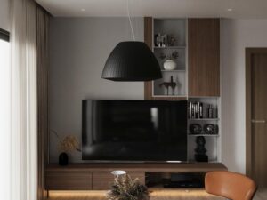 miniaturka Żyrandol Tradycyjny Tkanina Szkło RAYO 60