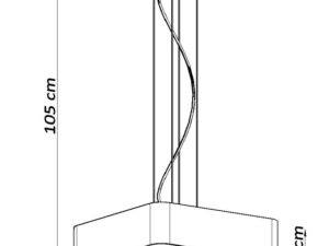 miniaturka Żyrandol do Wnętrz z Podwieszonymi Sufitami LOTUS 55